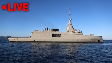 «Kίμων»: Ιστορική υποδοχή της φρεγάτας Belharra στον Ναύσταθμο Σαλαμίνας