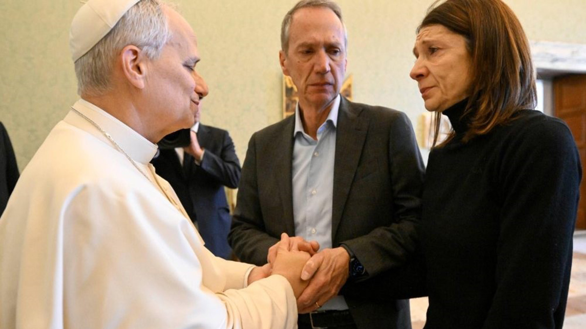 O Πάπας Λέων συναντήθηκε με συγγενείς των θυμάτων της τραγωδίας στο Κραν Μοντανά