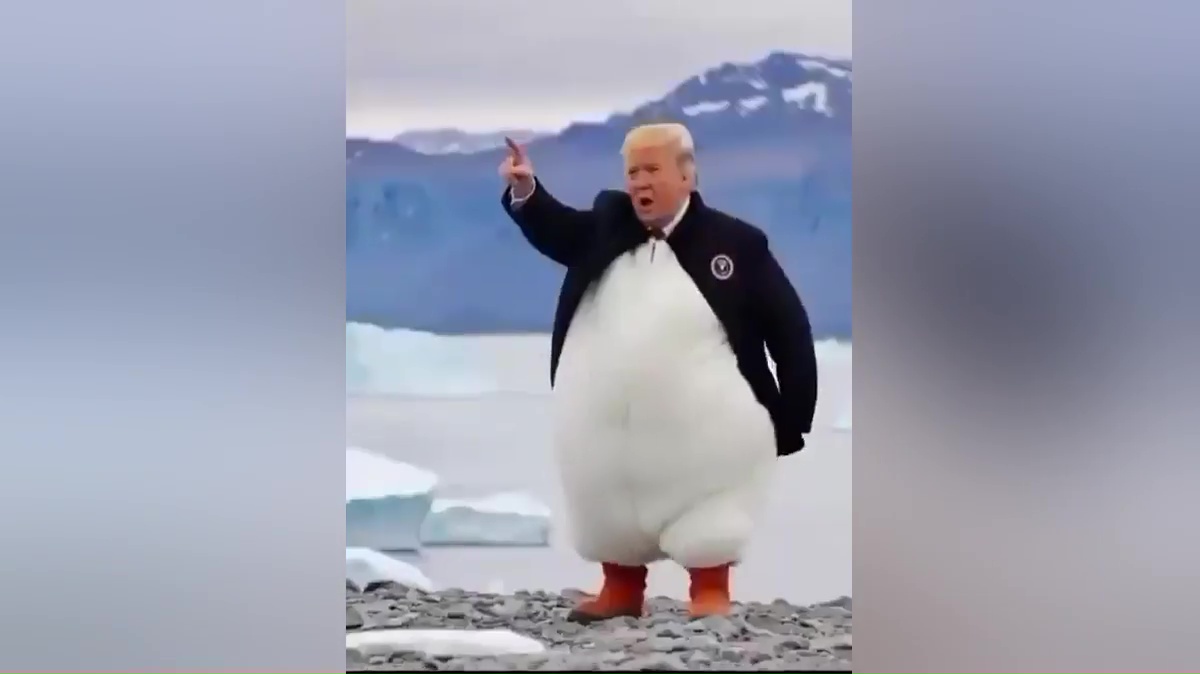 Ο Τραμπ ηγείται και των… πιγκουίνων στην Ανταρκτική
