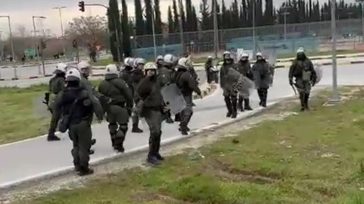 Προκλητική συμπεριφορά της αστυνομίας σε φιλάθλους του Άρη στη Λάρισα