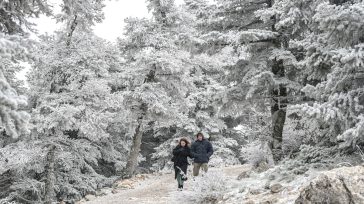 Επέλαση του χιονιά – Στα λευκά «ντύθηκαν» η Φθιώτιδα, το Πήλιο και η Ορεινή Κορινθία