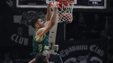 Πέρασε από το «Παλατάκι» ο Παναθηναϊκός, 74-69 τον ΠΑΟΚ