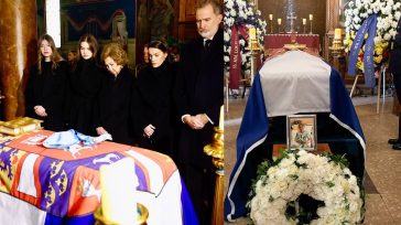 Συγκίνηση στο λαϊκό προσκύνημα της Πριγκίπισσας Ειρήνης – Τα μέλη της βασιλικής οικογένειας και ο βασιλιάς Φελίπε