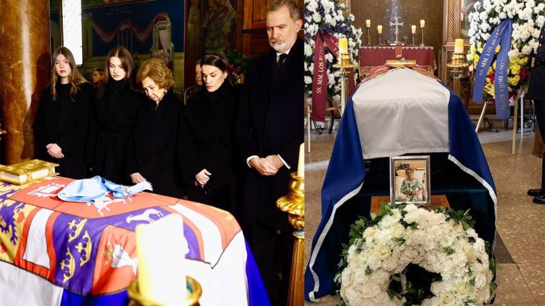 Συγκίνηση στο λαϊκό προσκύνημα της Πριγκίπισσας Ειρήνης – Τα μέλη της βασιλικής οικογένειας και ο βασιλιάς Φελίπε