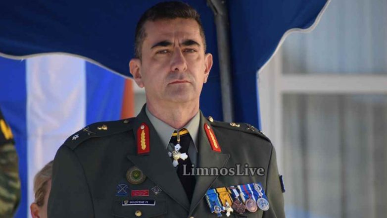 O Tαξίαρχος Αριστείδης Νάκος στο τιμόνι της 88 Στρατιωτικής Διοίκησης «Λήμνος»