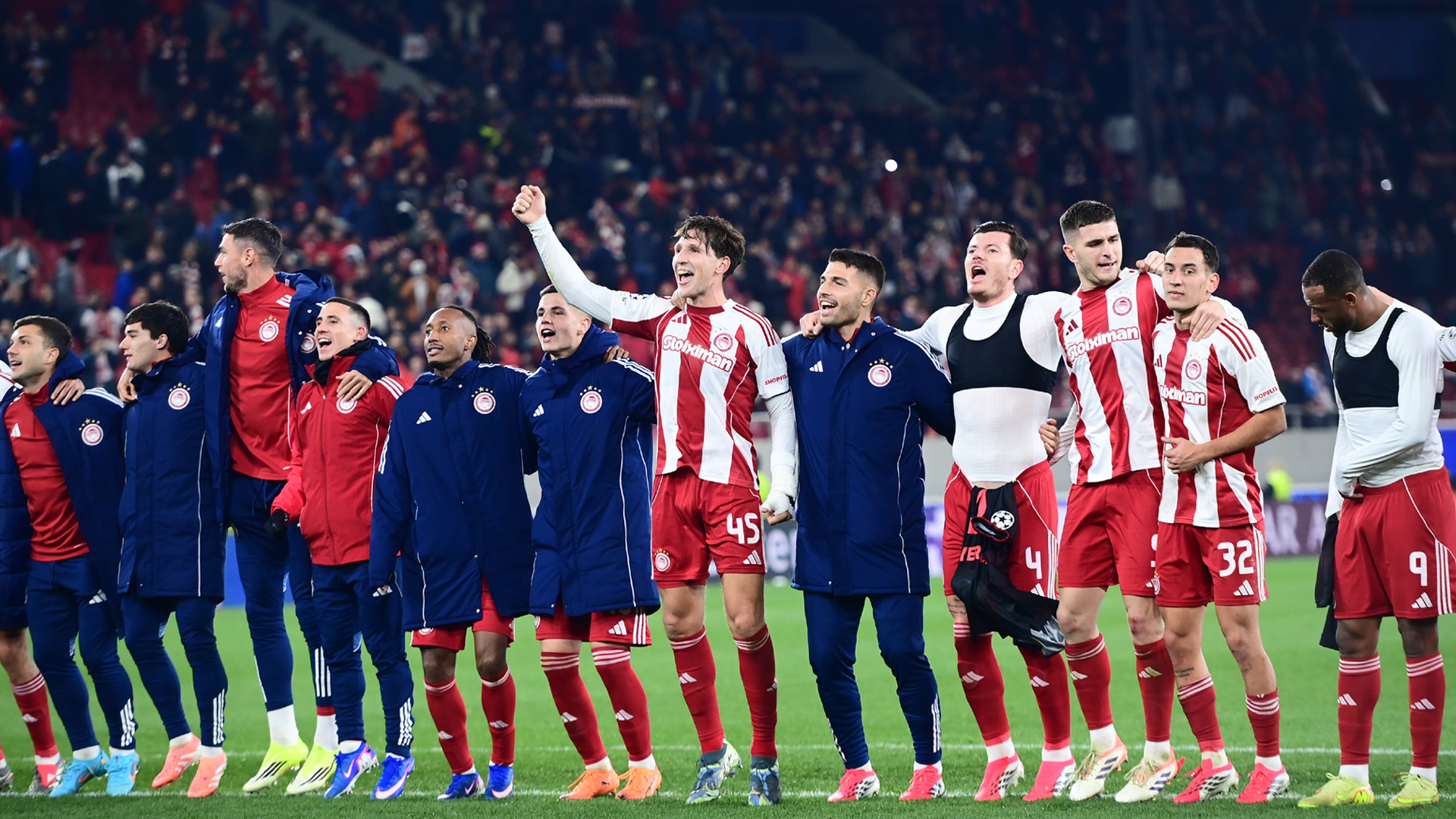 Champions League: Στην 22η θέση o Ολυμπιακός μετά τον θρίαμβο επί της Λεβερκούζεν