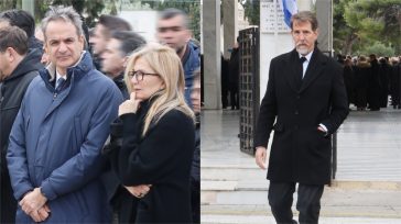 Το τελευταίο «αντίο» στον πατριάρχη της Βιοχάλκο, Νίκο Στασινόπουλο – Παρόντες Κυριάκος Μητσοτάκης & Παύλος Ντε Γκρες