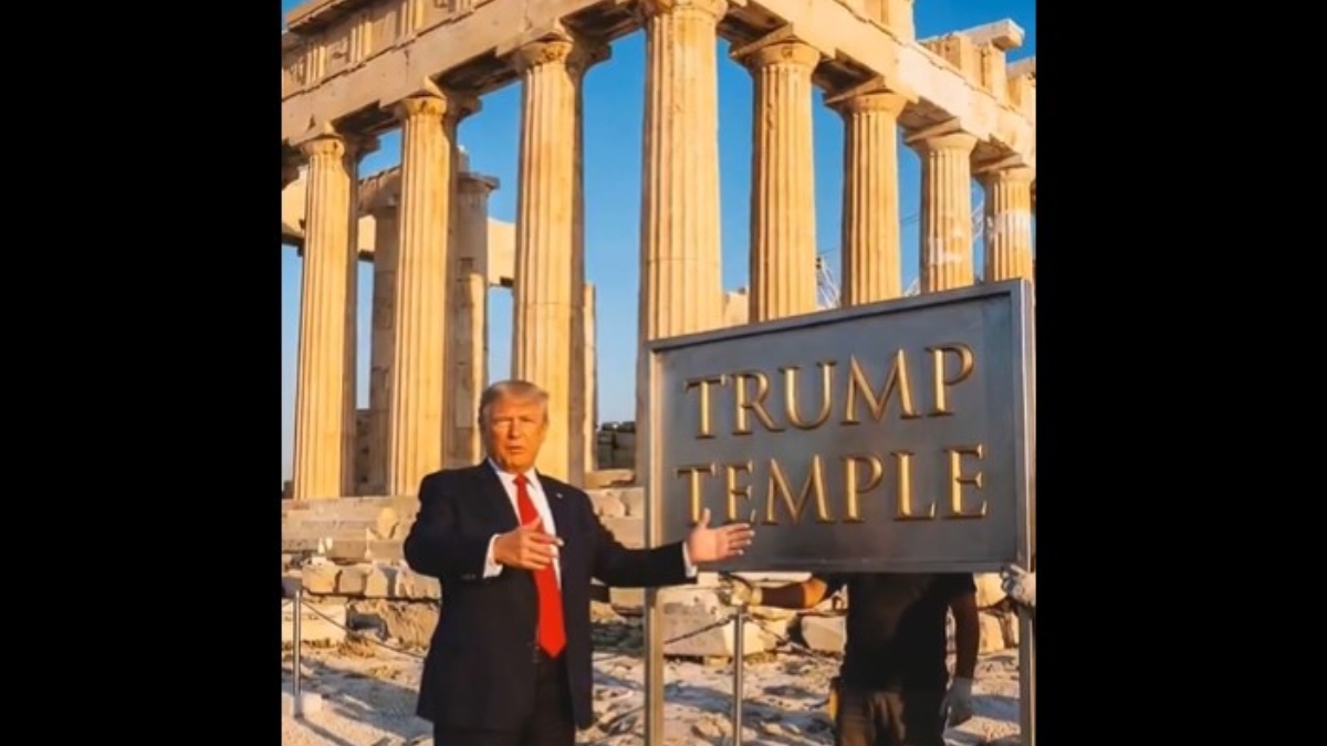 Ο Τραμπ παίζει τάβλι και «στήνει» ανάκτορο στην Αθήνα