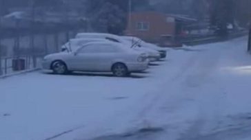 Βίντεο : Λευκό τοπίο στο Χορτιάτη