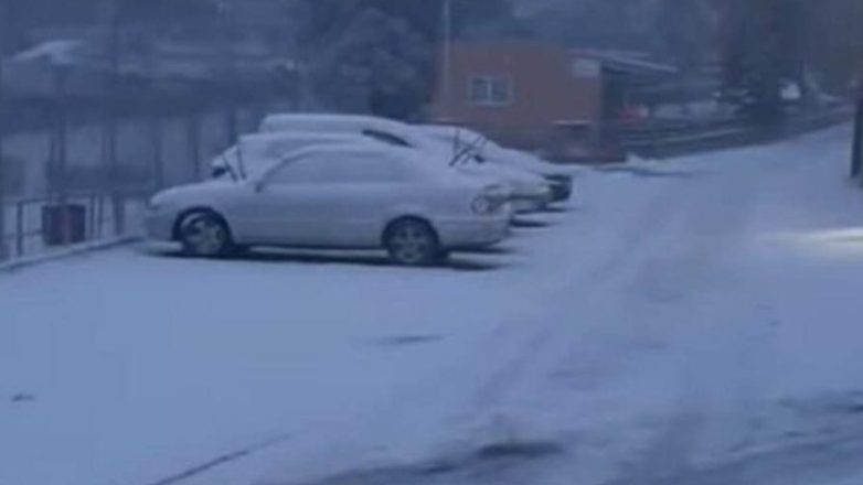 Βίντεο : Λευκό τοπίο στο Χορτιάτη