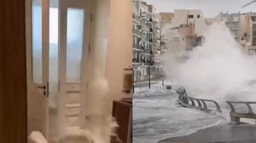 Η καταιγίδα Harry «κατάπιε» τη Μάλτα