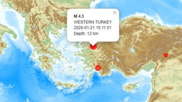 Τουρκία: Σεισμός 4,5 της κλίμακας Ρίχτερ
