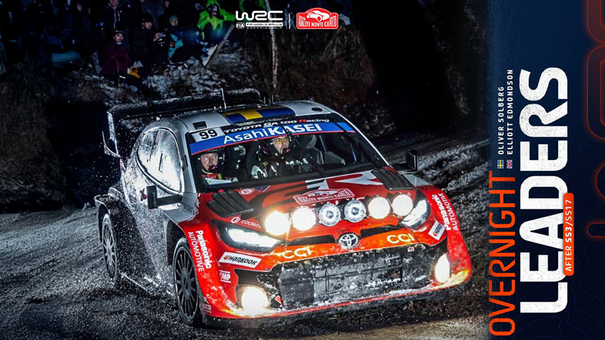 Rally Monte Carlo 2026: Προηγούνται οι Solberg- Edmondon- Οι παγωμένες ειδικές άλλαξαν το ρυθμό του αγώνα