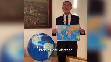 Ο πρωθυπουργός της Τσεχίας αγόρασε υδρόγειο για να δει πού βρίσκεται η Γροιλανδία