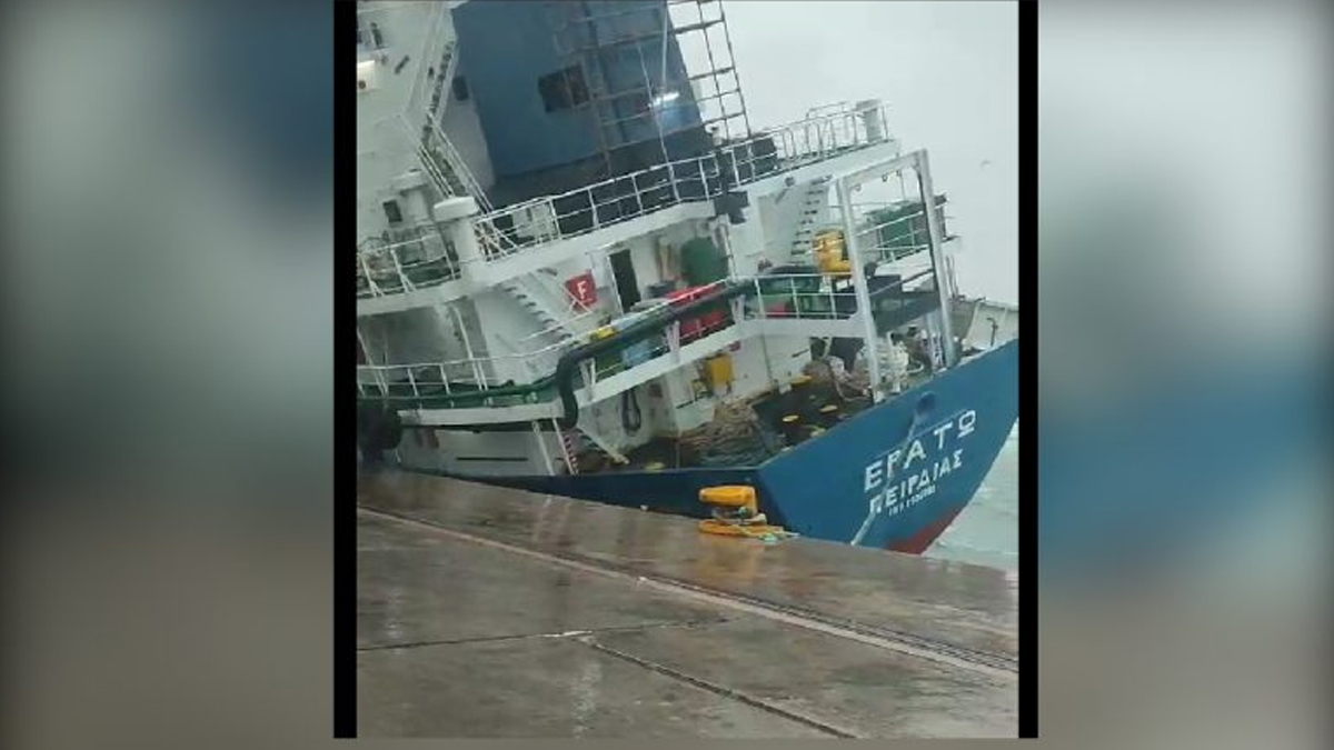 Σταθεροποιήθηκε το δεξαμενόπλοιο που είχε εισροή υδάτων