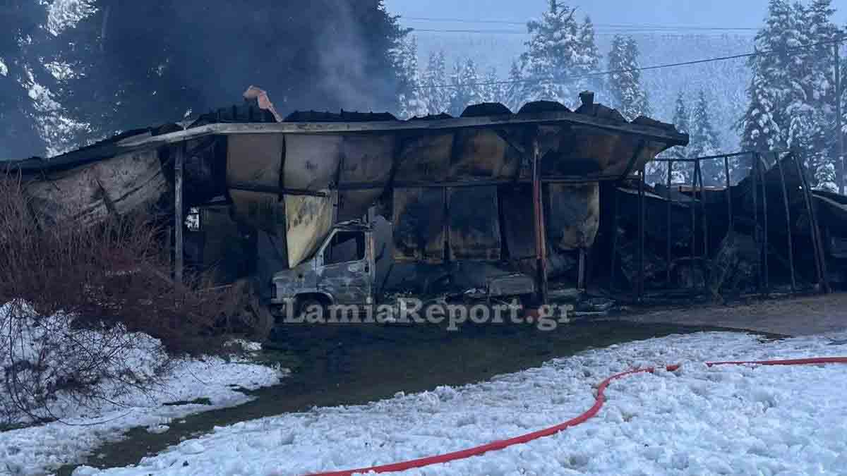 Πυρκαγιά ξέσπασε στο Καταφύγιο Οίτης