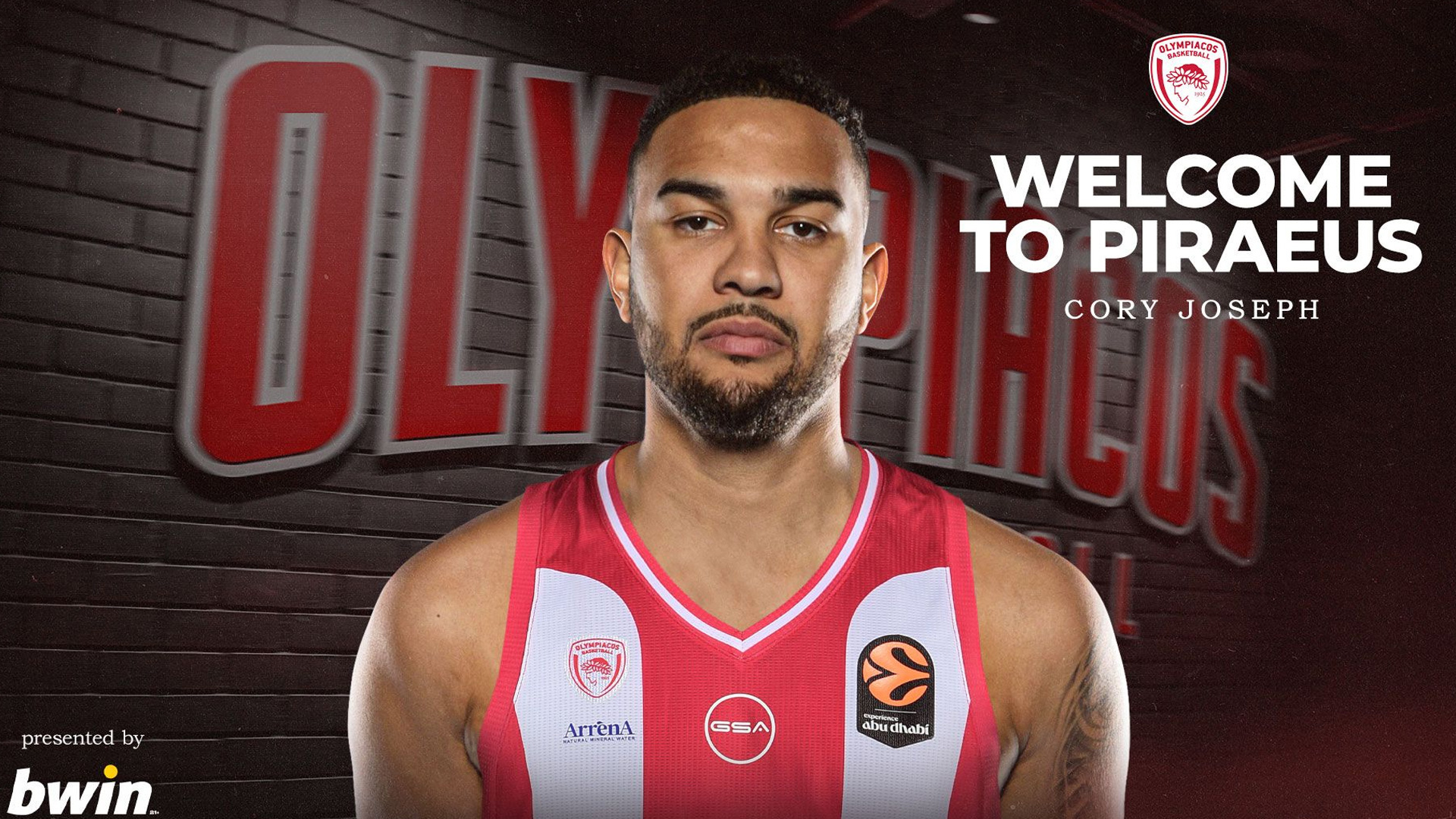 «Μπαμ» του Ολυμπιακού με τον Κόρι Τζόσεφ