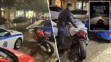 Η Τροχαία «τσίμπησε» μηχανόβιο που έτρεχε με… 200 χλμ.