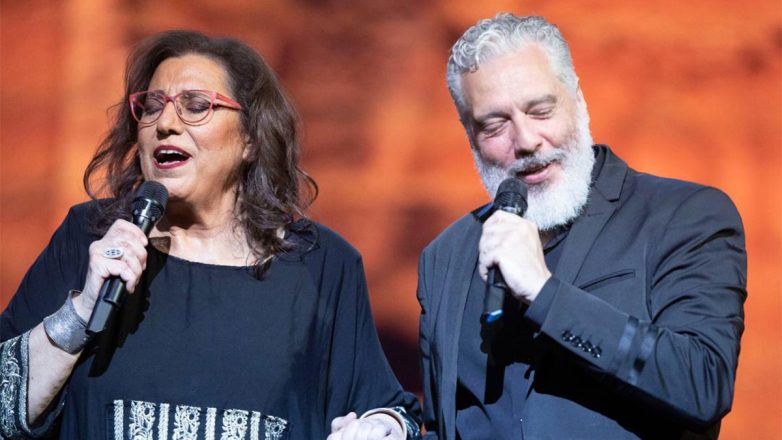 Η Μαρία Φαραντούρη και ο Τάσης Χριστογιαννόπουλος στο Μέγαρο Μουσικής Αθηνών