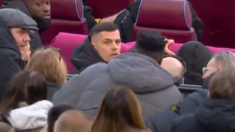 «Γαλλικά» Τζάκα με οπαδούς της Γουέστ Χαμ