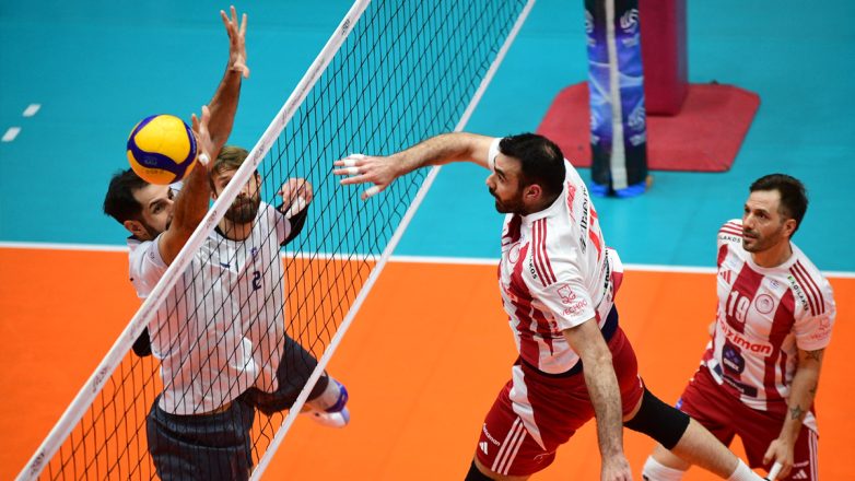 Βόλεϊ ανδρών: Νίκη για τον Ολυμπιακό, 3-1 τον Φλοίσβο