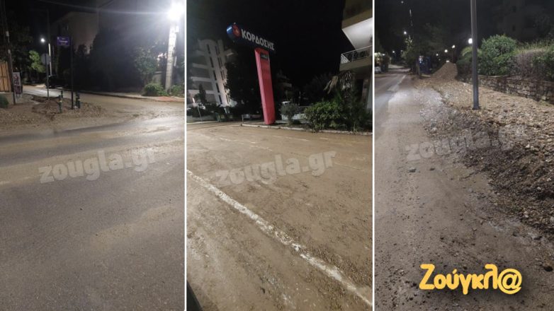 Παραμένουν τα προβλήματα από την πλημμύρα στην Άνω Γλυφάδα