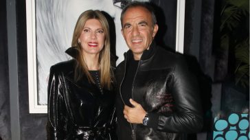 Νίκος Αλιάγας: Σπάνια κοινή εμφάνιση με την λαμπερή σύζυγό του, Τίνα Γρηγορίου στο Nox