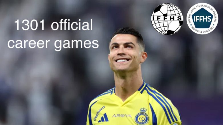 Ξεπέρασε τους 1.300 αγώνες ο Κριστιάνο Ρονάλντο Ξεπέρασε τους 1.300 αγώνες ο Κριστιάνο Ρονάλντο