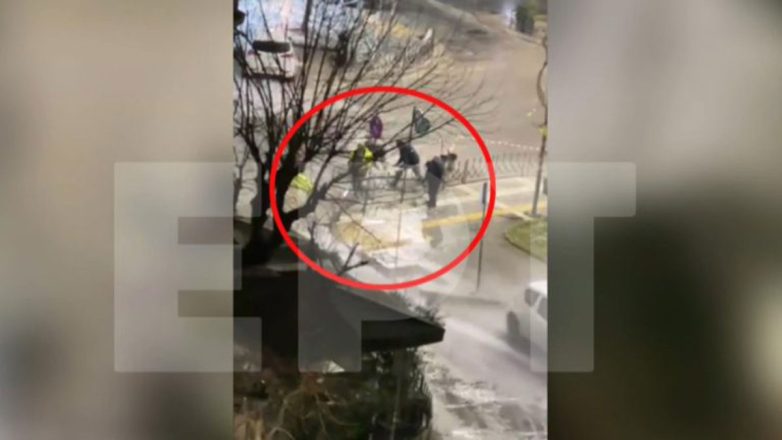 Βίντεο ντοκουμέντο από τη στιγμή που διαλύεται ο αγωγός της ΕΥΑΘ, τραυματίζοντας 4 εργάτες