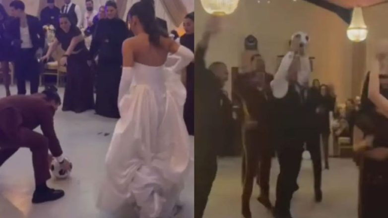 Το «γκολ» της Μαριαλένας Ρουμελιώτη στον Σάκη Κατσούλη – Βίντεο από το γαμήλιο γλέντι