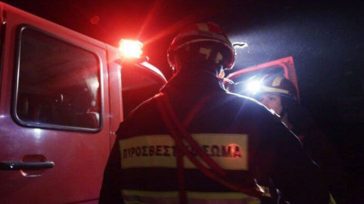 Τρίκαλα: Πυρκαγιά σε εργοστάσιο παραγωγής τροφίμων