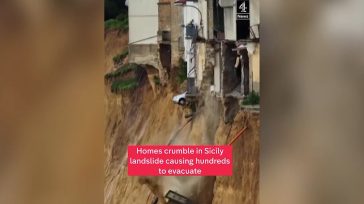 Χίλιοι άνθρωποι εγκατέλειψαν την ιταλική πόλη Νισέμι λόγω κατολίσθησης