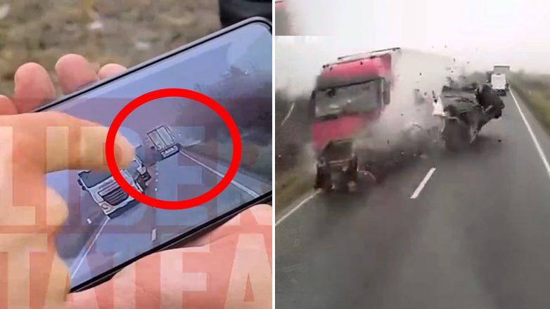 Βίντεο ντοκουμέντο με την πορεία του βαν από το αντίθετο ρεύμα