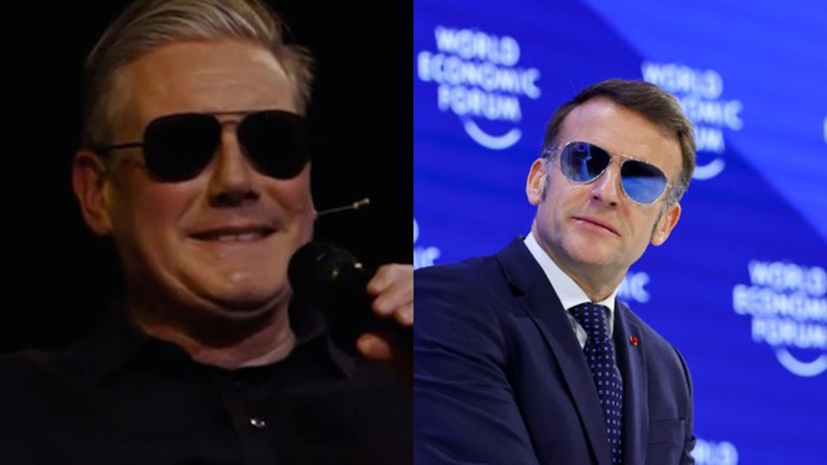 Στάρμερ αλά… Μακρόν: Ο Βρετανός Πρωθυπουργός φόρεσε γυαλιά ηλίου και άρχισε τα γαλλικά