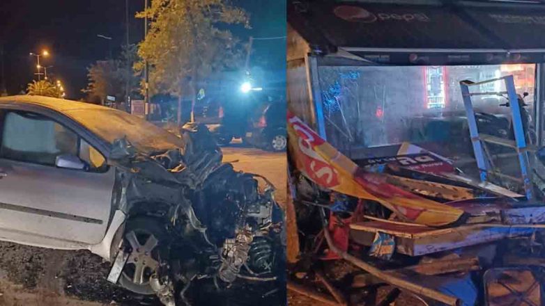 Λουτράκι: 19χρονος «καρφώθηκε» πάνω σε κατάστημα Λουτράκι: 19χρονος «καρφώθηκε» πάνω σε κατάστημα