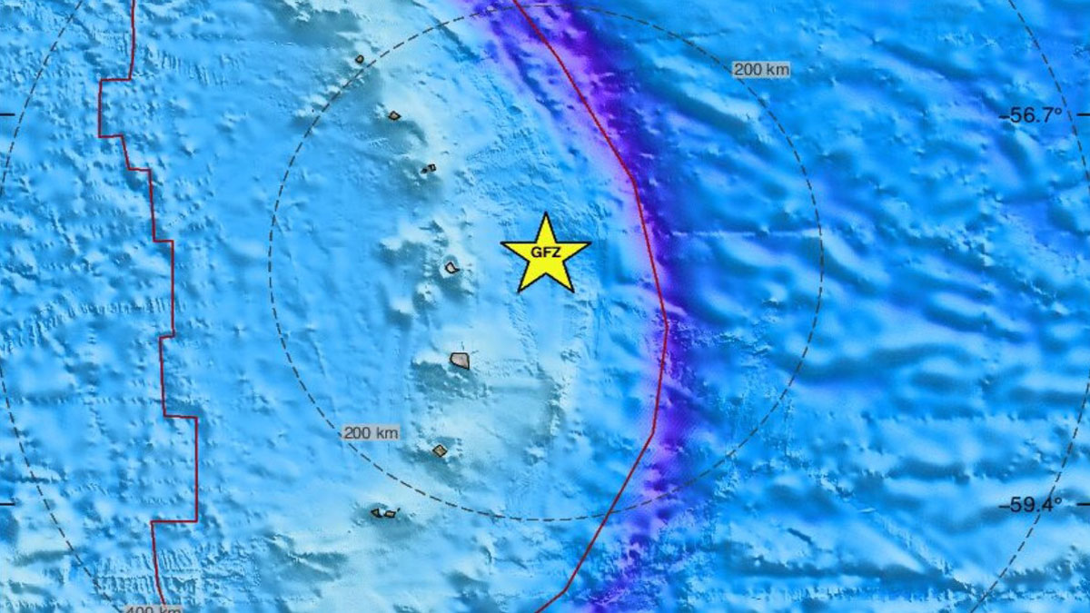 Σεισμός 6 Ρίχτερ στα νησιά Σάντουιτς