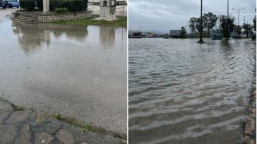 Η θάλασσα βγήκε στη στεριά  στη Θεσπρωτία