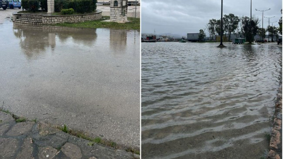 Η θάλασσα βγήκε στη στεριά  στη Θεσπρωτία