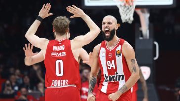 Μεγάλη νίκη για τον Ολυμπιακό, 87-75 την Μπαρτσελόνα