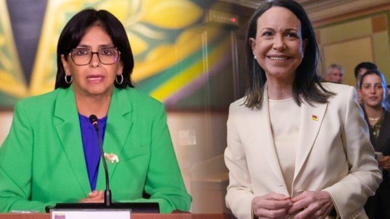 Βενεζουέλα: Η Ροντρίγκες καλεί τη Ματσάδο να μείνει στην Ουάσινγκτον Βενεζουέλα: Η Ροντρίγκες καλεί τη Ματσάδο να μείνει στην Ουάσινγκτον