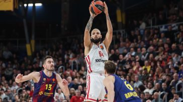 Για την 5η σερί νίκη ο Ολυμπιακός κόντρα στην Μπαρτσελόνα