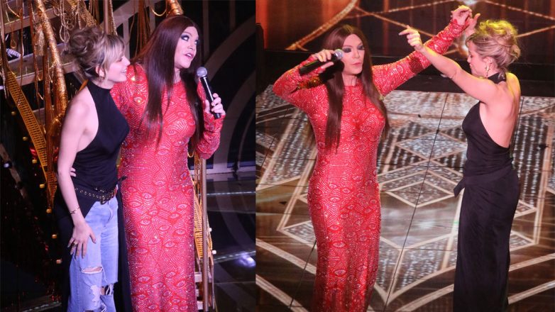 Κατερίνα Λιόλιου: Βραδινή έξοδος με τον σύντροφό της – Ανέβηκε στη σκηνή με τον Τάκη Ζαχαράτο