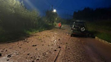 Κακοκαιρία στη Μεσσηνία: Κλειστός ο δρόμος που συνδέει το Πήδημα με τα Αρφαρά