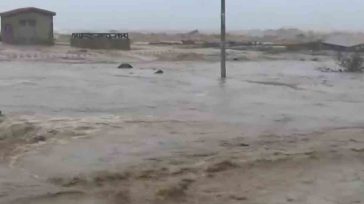 Οι δρόμοι έγιναν ποτάμια στον Αγιόκαμπο Λάρισας