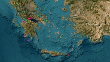 Σεισμική δόνηση 3,6 Ρίχτερ κοντά στη Μεθώνη