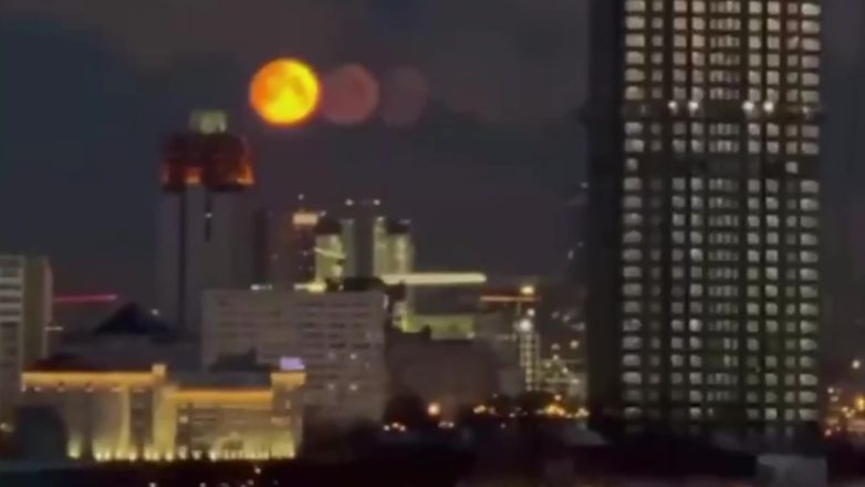 Το «τριπλό» φεγγάρι στον ουρανό της Μόσχας Το «τριπλό» φεγγάρι στον ουρανό της Μόσχας