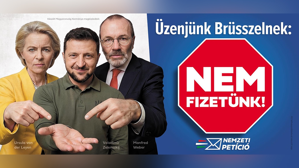 Ουγγαρία: Η αφίσα με τον «επαίτη» Ζελένσκι ανεβάζει την ένταση μεταξύ Κιέβου και Βουδαπέστης