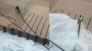 Μάχη με τα κύματα στο Διαφάνι