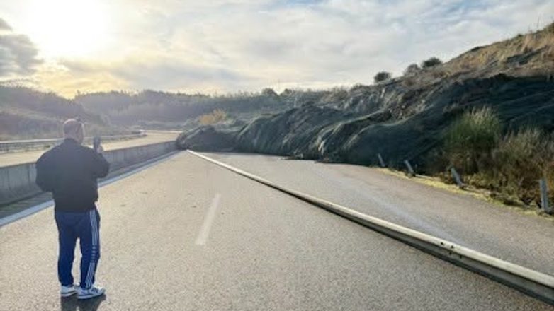 Ιόνια Οδός: Έκλεισαν και τα δύο ρεύματα λόγω κατολίσθησης