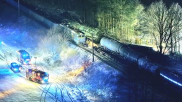 Πολωνία: Εκτροχιασμός εμπορικής αμαξοστοιχίας που μετέφερε πετρέλαιο